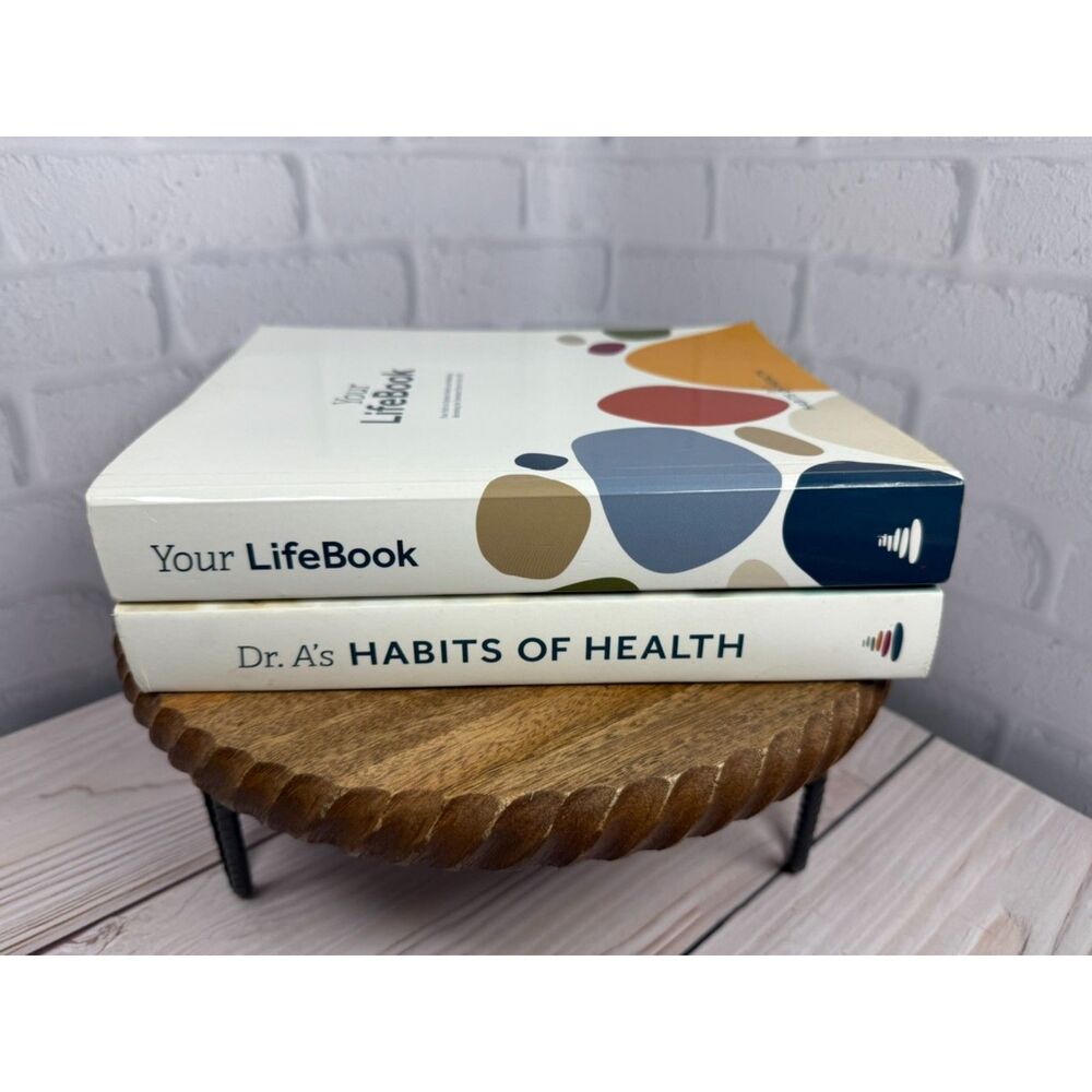 Lot of 2 Optavia Dr A's Habits of Health & Your Life Books - Picture 2 of 8